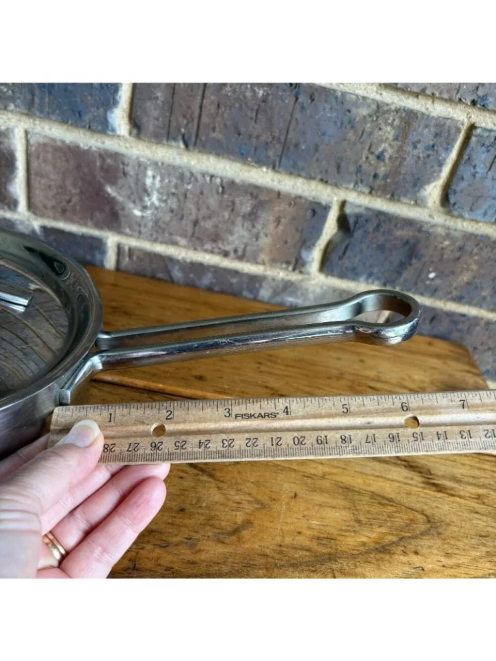 1801 Revere Ware PRO-LINE Stainless 1.5Qt Copper Core Saucepan Pot w/Lid 6725